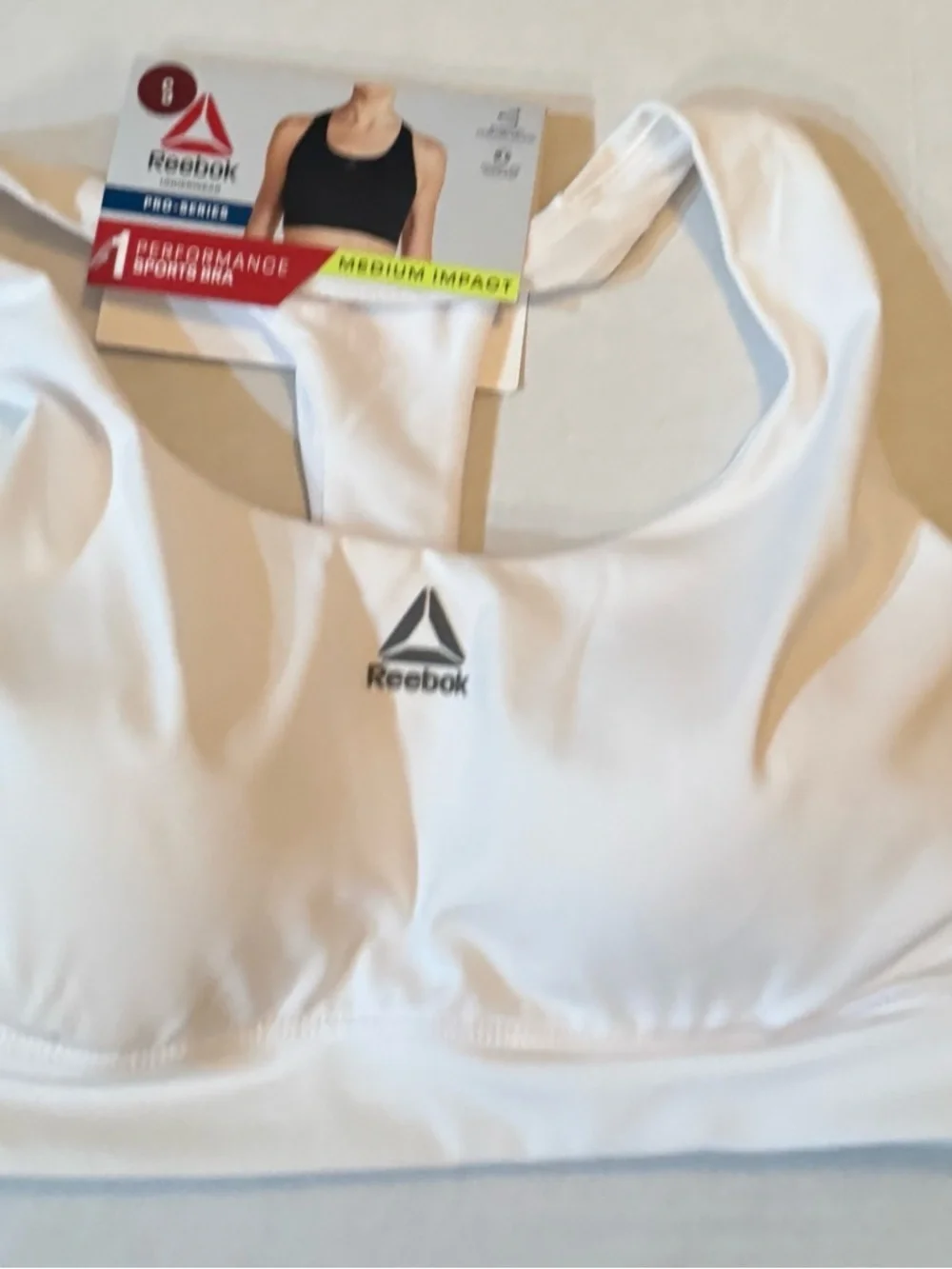 Reebok Womens Medium Impact Pro-Series Interlock Sports Bra
